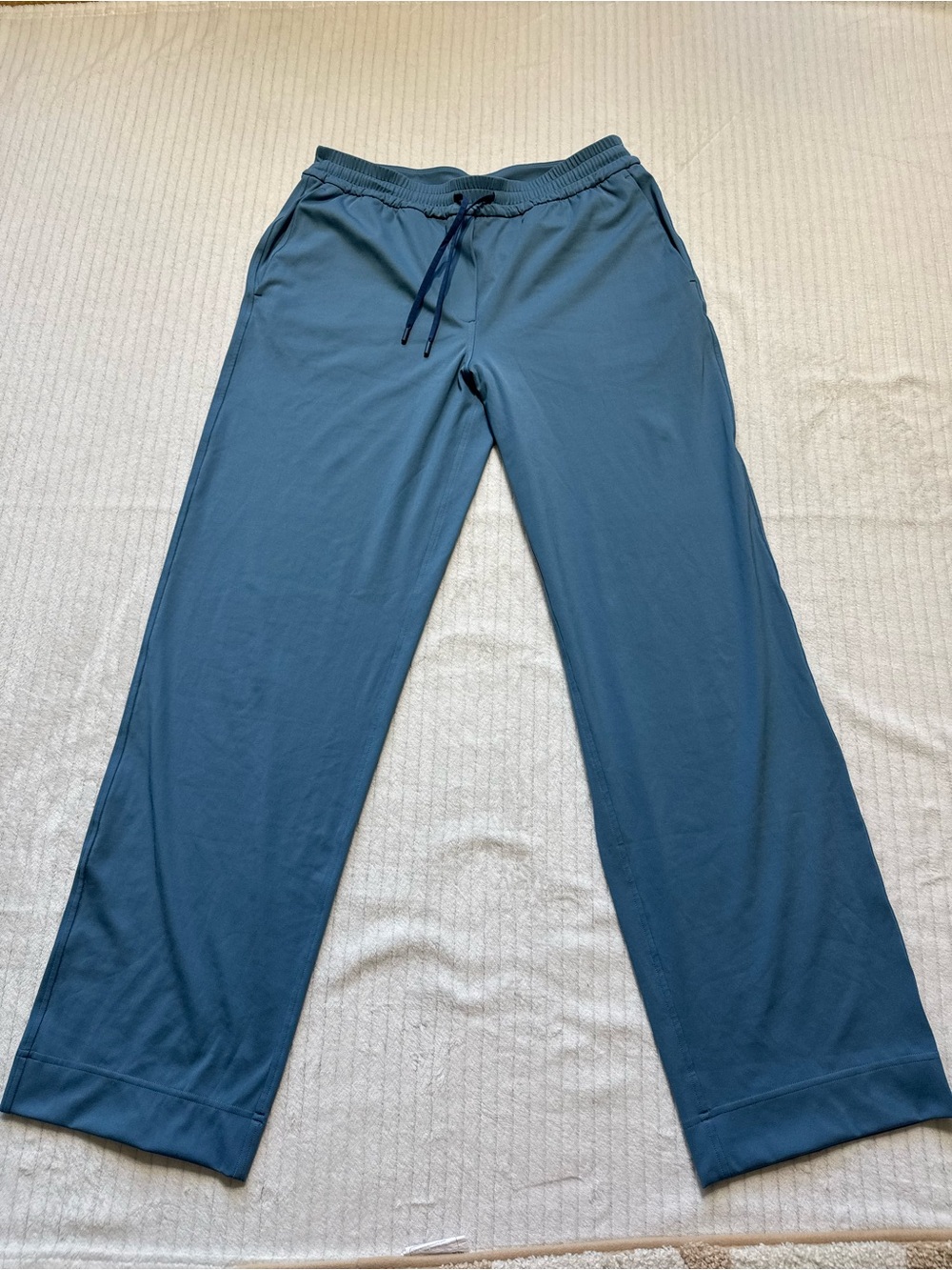lululemon athletica Dusty Blue Wide-Leg Drawstring Track Pants - Picture 12 of 12